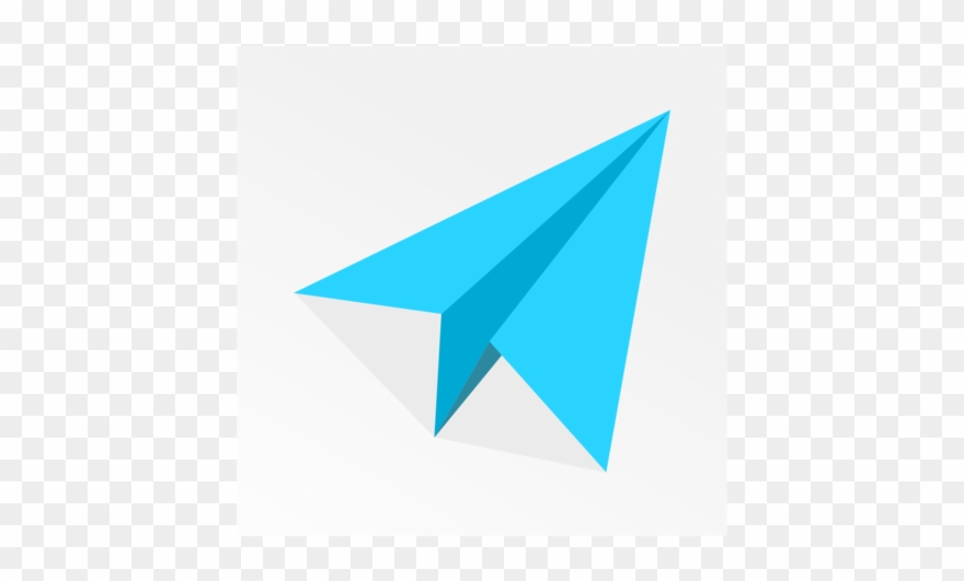 Airplane Paper Plane Computer Icons Flight - Blue Paper Airplane Clipart - Png Download