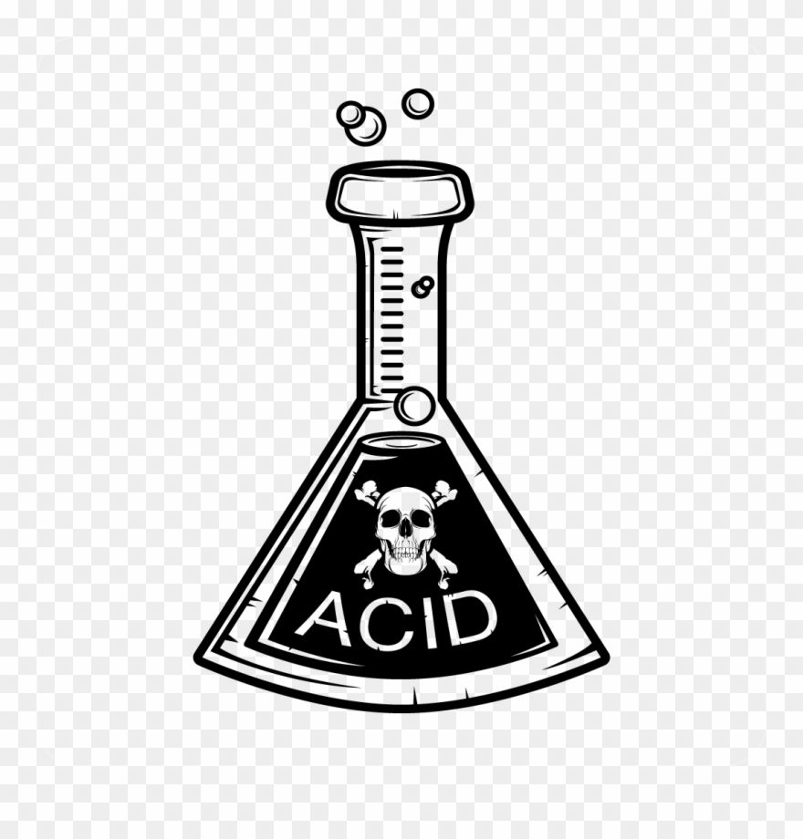 Jpg Download Of Comic Decal Photomal - Acid Bottle Cartoon Png Clipart