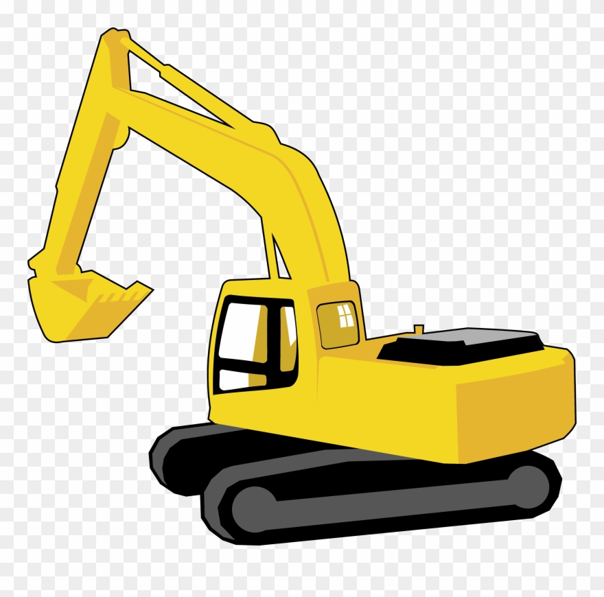 Clipart Free Library Excavator At Getdrawings Com - Digger Clipart Png Transparent Png