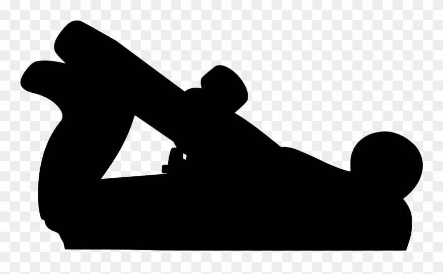 Hand Planes Silhouette Block - Wood Plane Clip Art - Png Download
