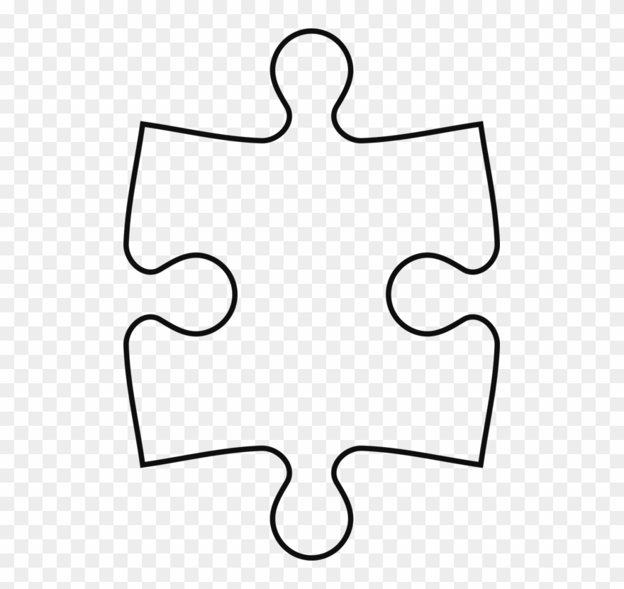 Jigsaw Puzzles Template Coloring Book Puzzle Video - Puzzle Clipart