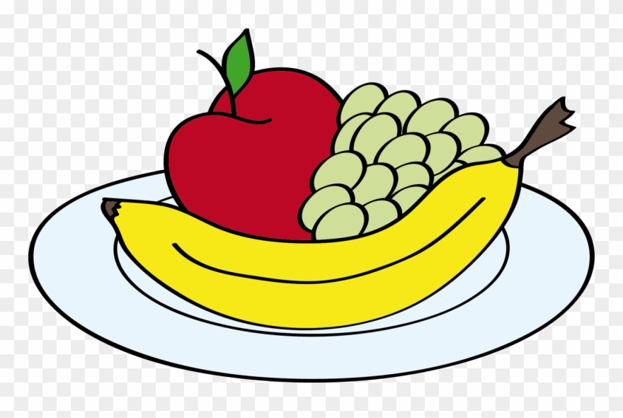 Ein Teller Mit Obst - Frühstück Clipart - Png Download
