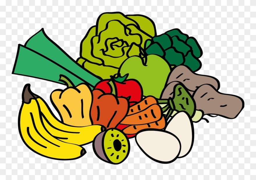Obst Und Gemüse - Clip Art - Png Download