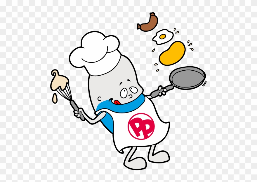 Das Richtige Frühstück - Cartoon Clipart