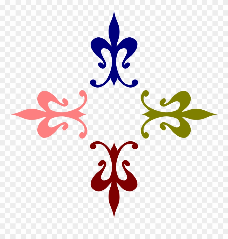 Forestgreen Coloured Ornaments Png Images - Decorative Colourful Clip Art Transparent Png