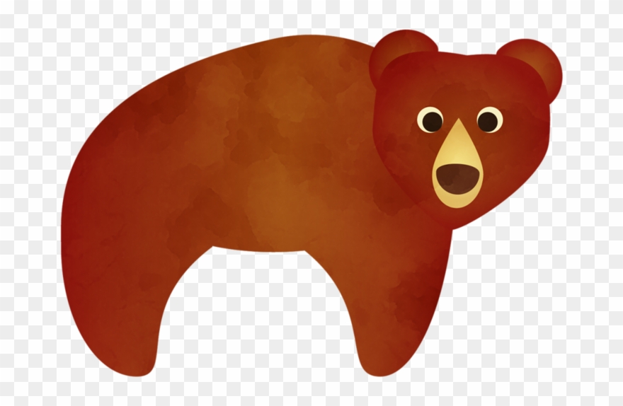 Bear Cute Animal Illustration, Woodland Critters, Forest - Clip Art - Png Download
