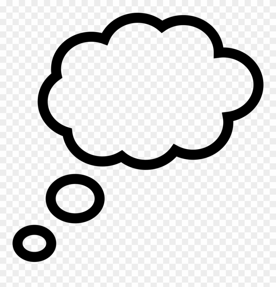 Dreaming Clipart Transparent - Thought Bubble Icon Png