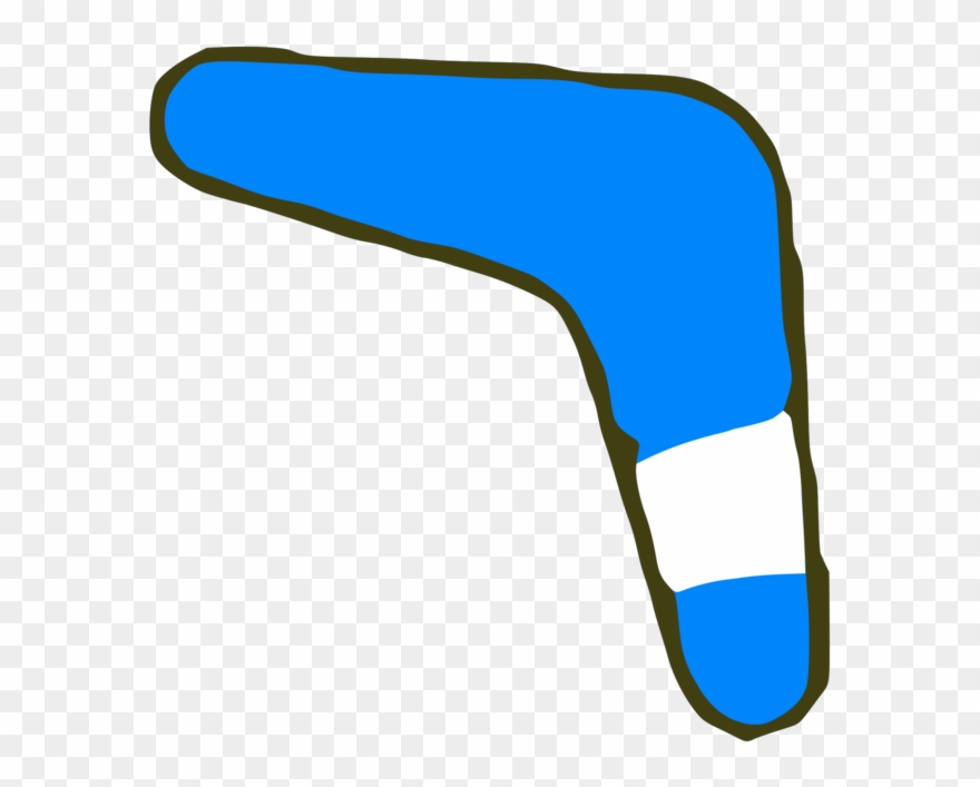 Boomerang Computer Icons Yellow Red Aboriginal Australians - Boomerang Clipart - Png Download