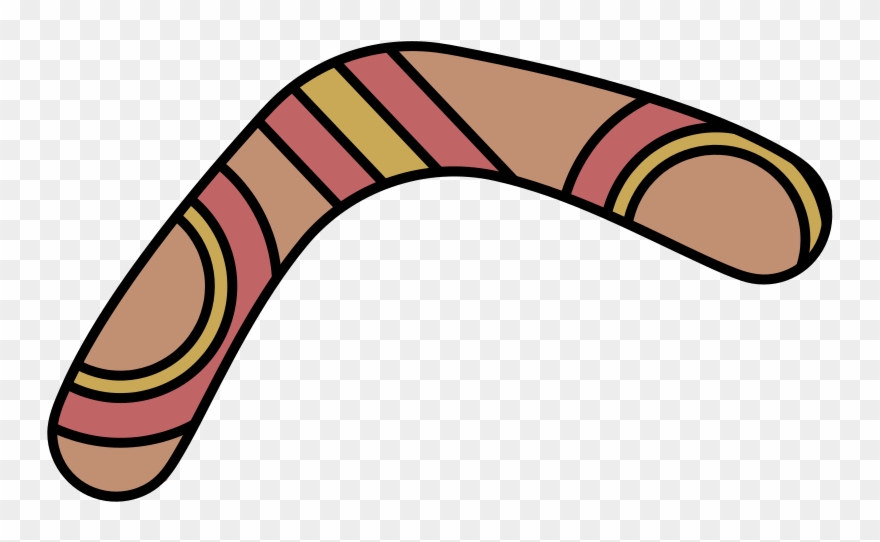 Medium Image - Drawing Of A Boomerang Clipart