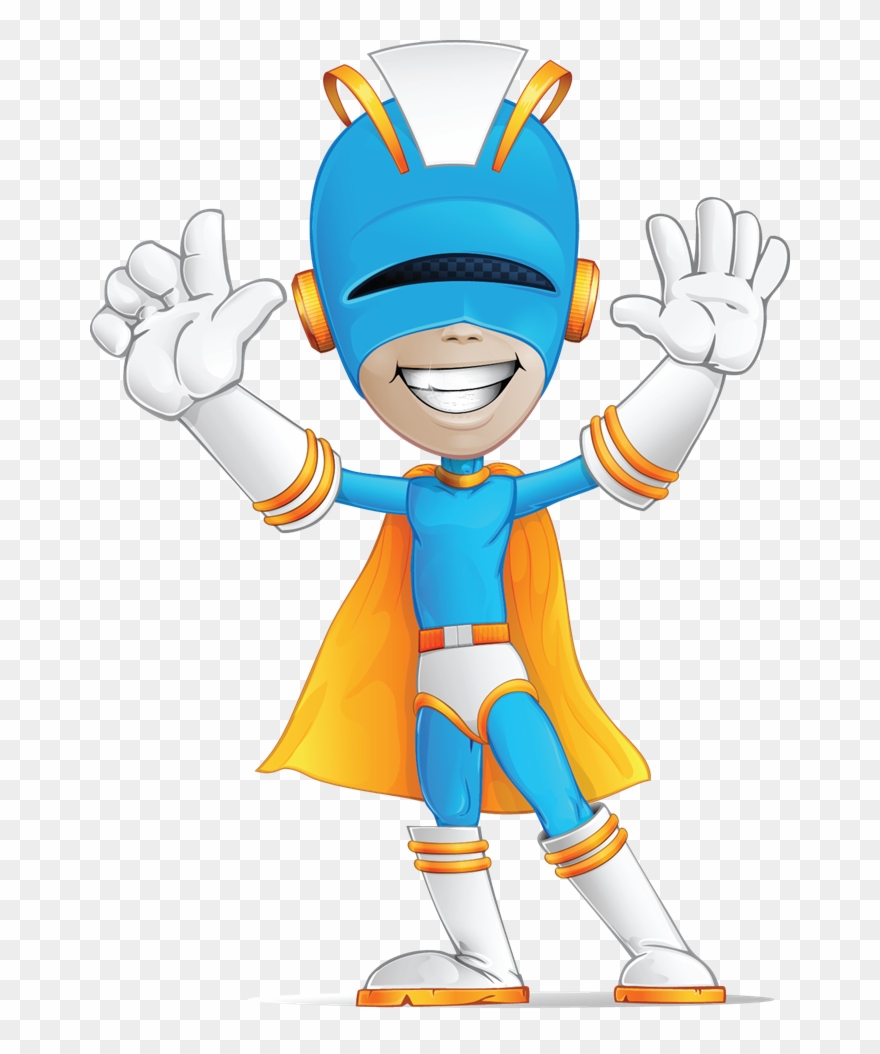 Superhero Free To Use Clip Art - Super Hero Characters - Png Download
