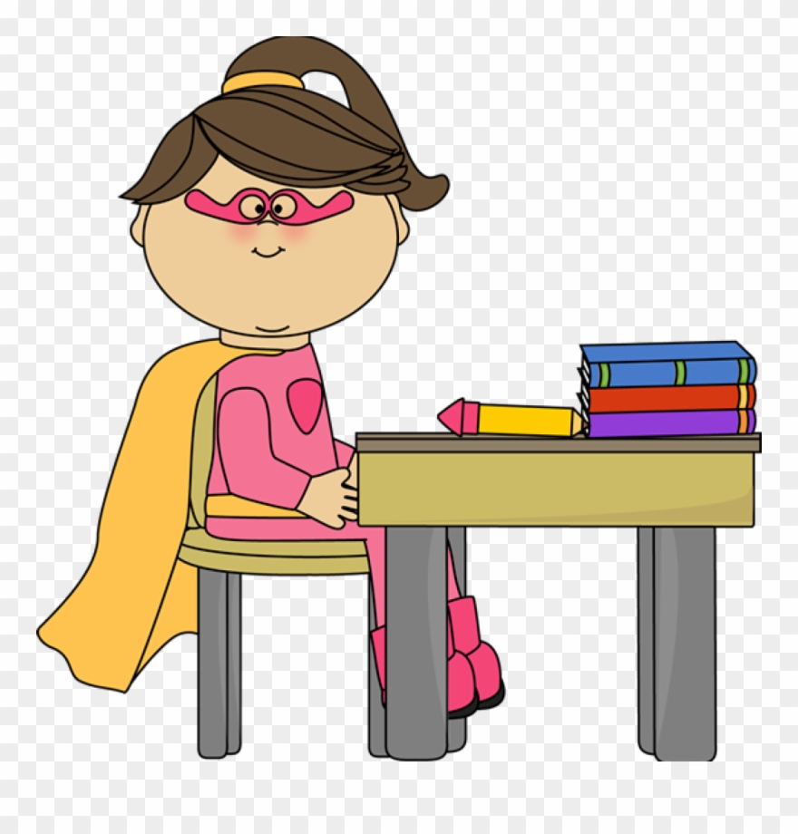 Superhero Clipart Superhero Clip Art Superhero Kids - Superhero School Clipart - Png Download