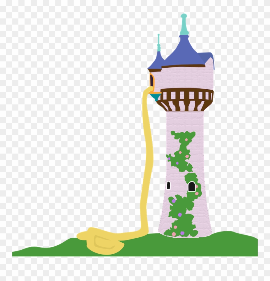 Rapunzel Tower Disney Princess Tangled Clip Art - Rapunzel Tower Clipart - Png Download
