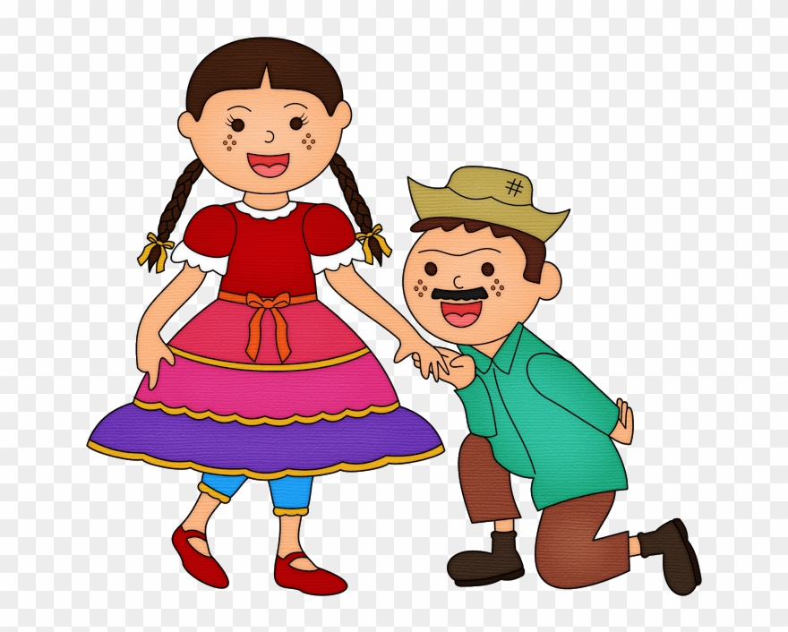 Festa Junina Square Dance, Hillbilly Party, Classroom, - Midsummer Clipart