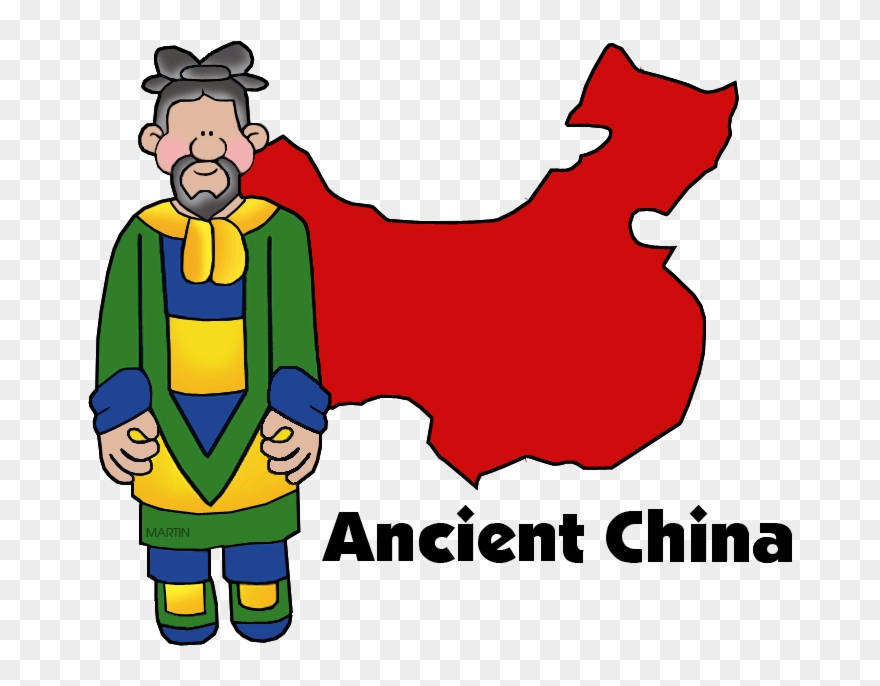 Map Of China - Ancient China Title Page Clipart