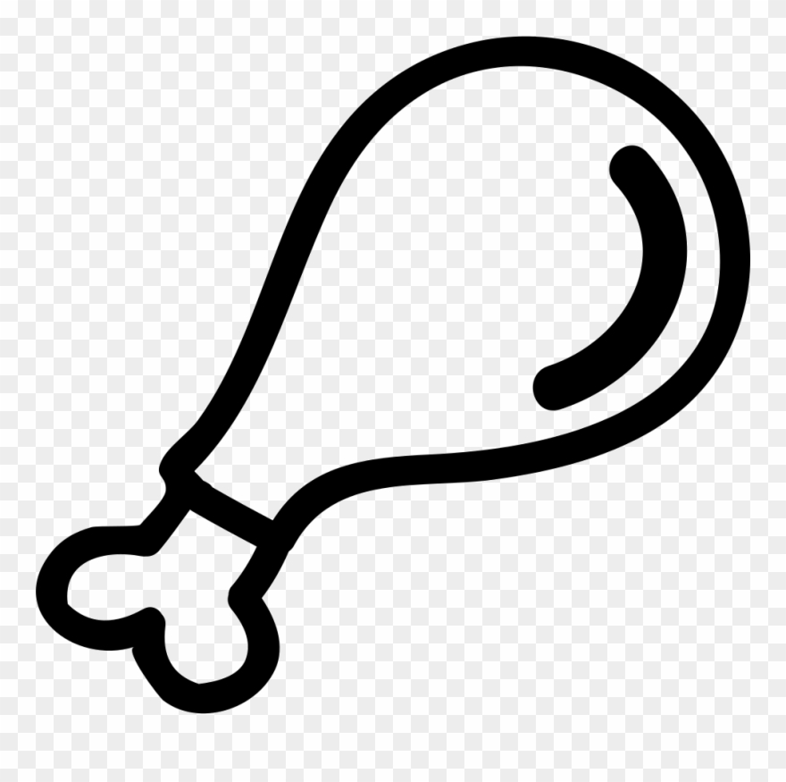 Png Library Stock Meat Schnitzel Computer Icons - Meat Outline Clipart