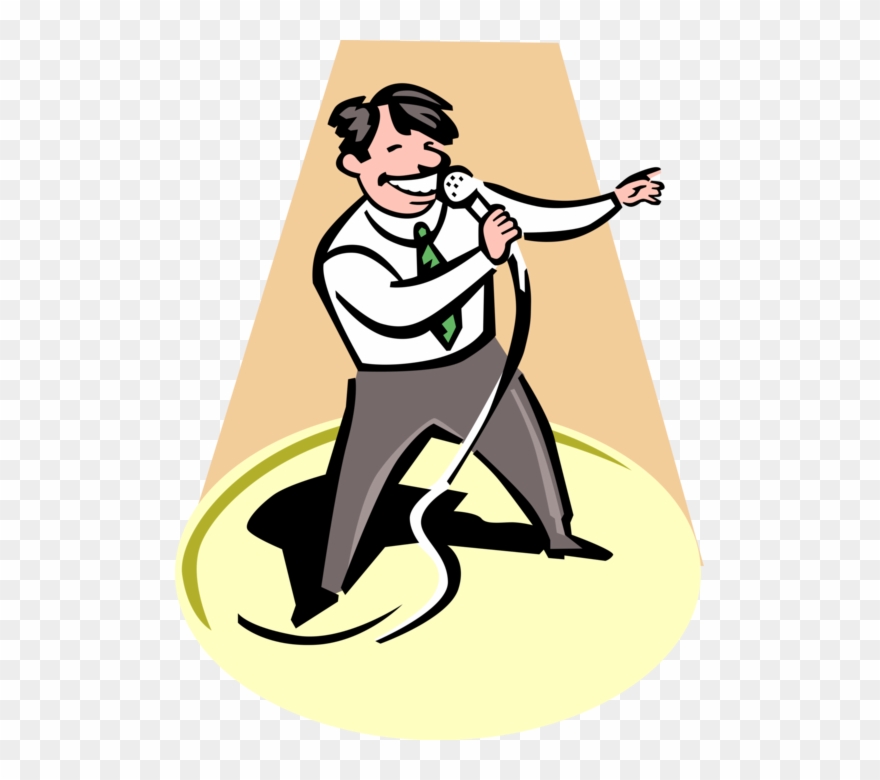 Entrepreneur Karaoke Performs Image - Sänger Clipart - Png Download