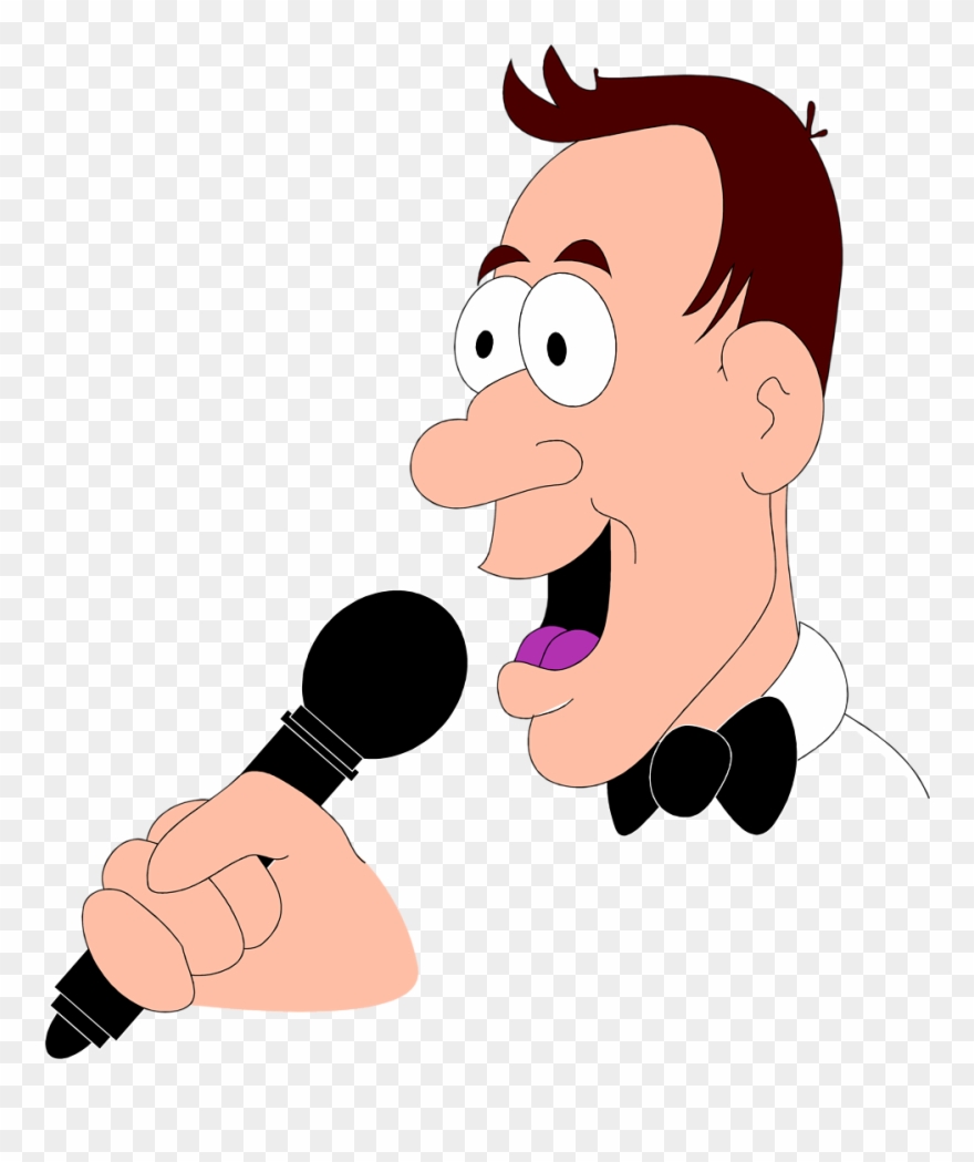 Free Stock Photo Illustration Of An Announcer - Locutor Png Clipart