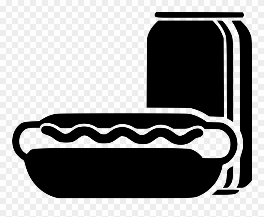 Hot Dog Sausage Soda Can Beverage Comments - Hot Dog Clipart