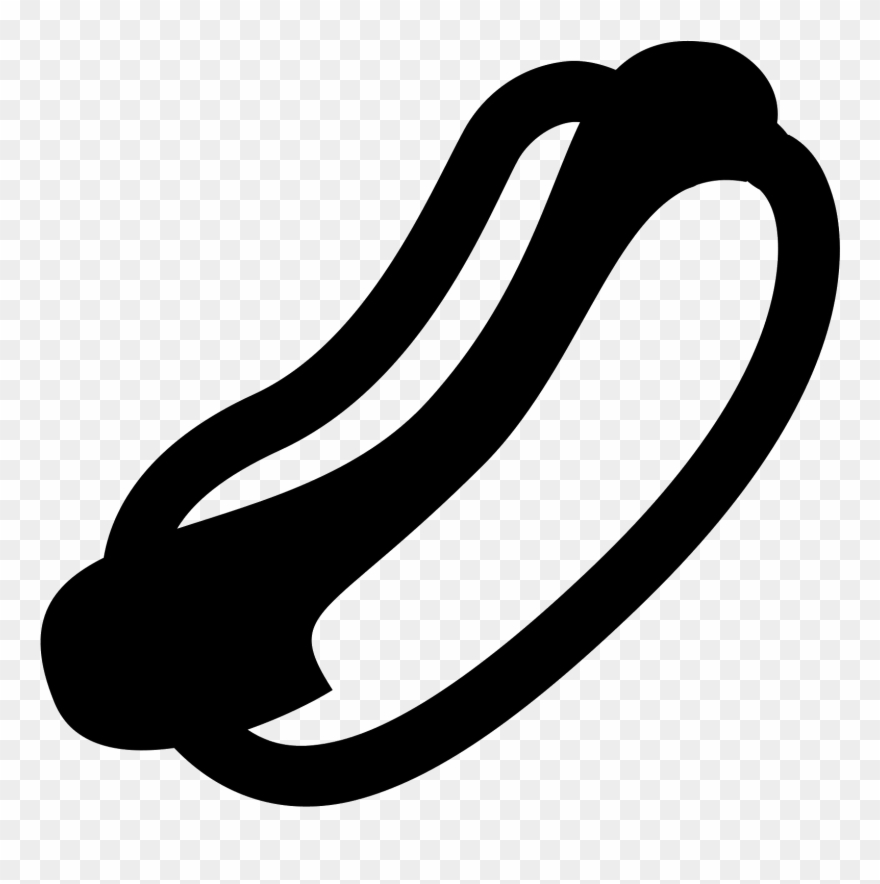 Hot Dog Icon - Hotdog Icon Png Clipart