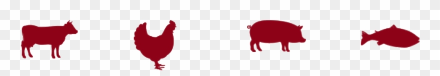 Home Allen Wholesale Foods Cow Fish Pig - Cow Chicken Fish Pig Clipart