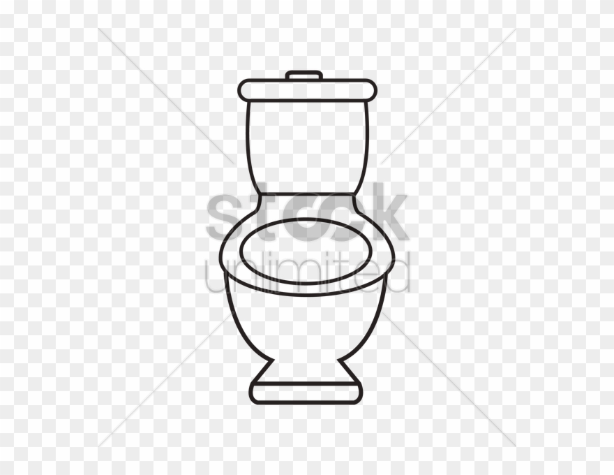 Free Download Toilet Clipart Toilet Clip Art - Line Art - Png Download
