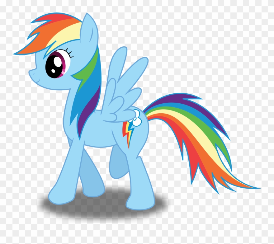 Dash Cliparts - Rainbow Dash Clipart - Png Download