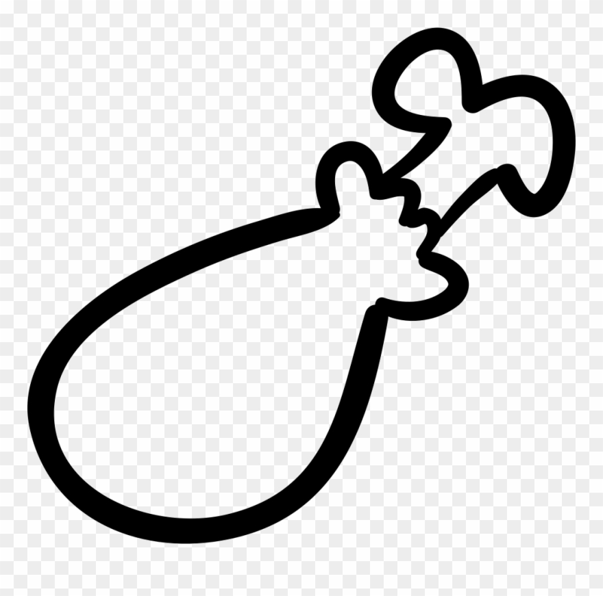 Chicken Bone Png Picture Freeuse Download - Drawn Food Clipart