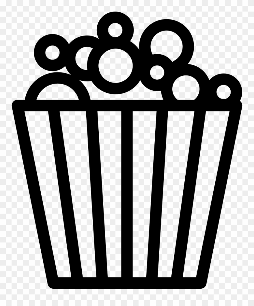 Cinema Popcorn Comments - Palomitas Cine Png Icono Clipart