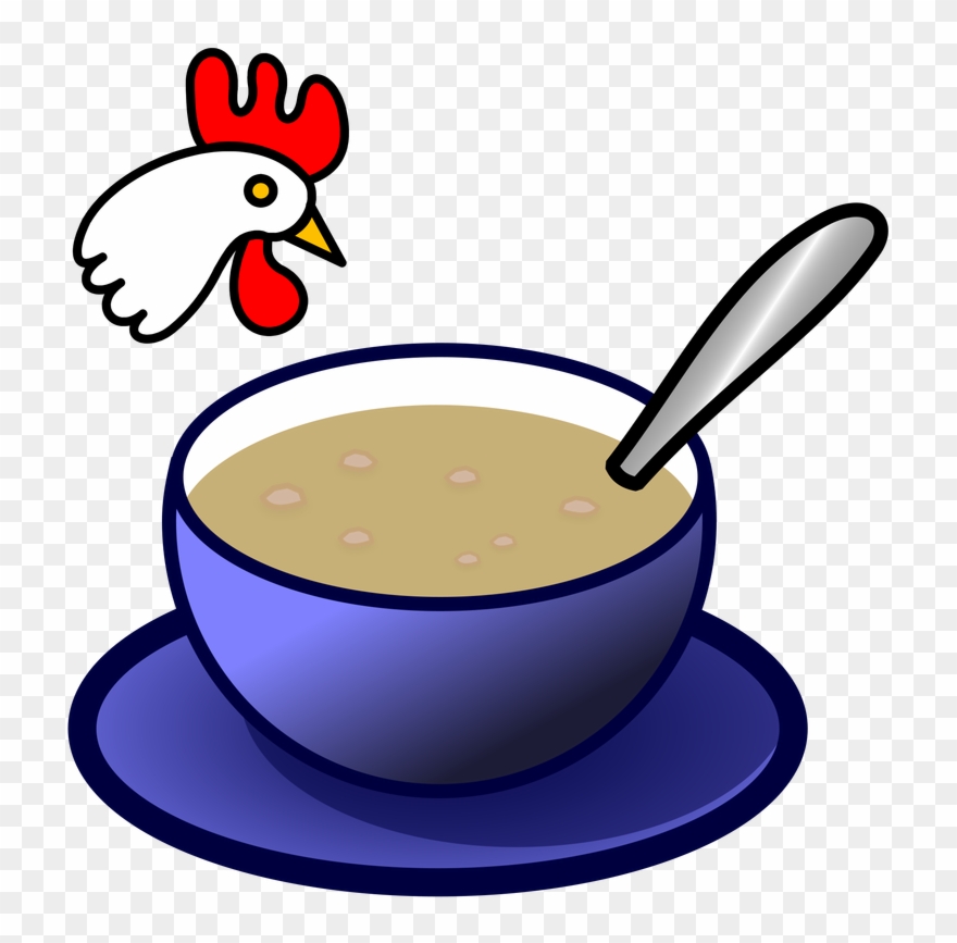 Chicken Soup Clipart Hot Food - Chicken Soup Clipart - Png Download