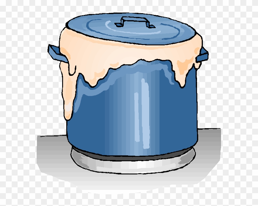 Families Living Well - Pot Boiling Over Clipart - Png Download