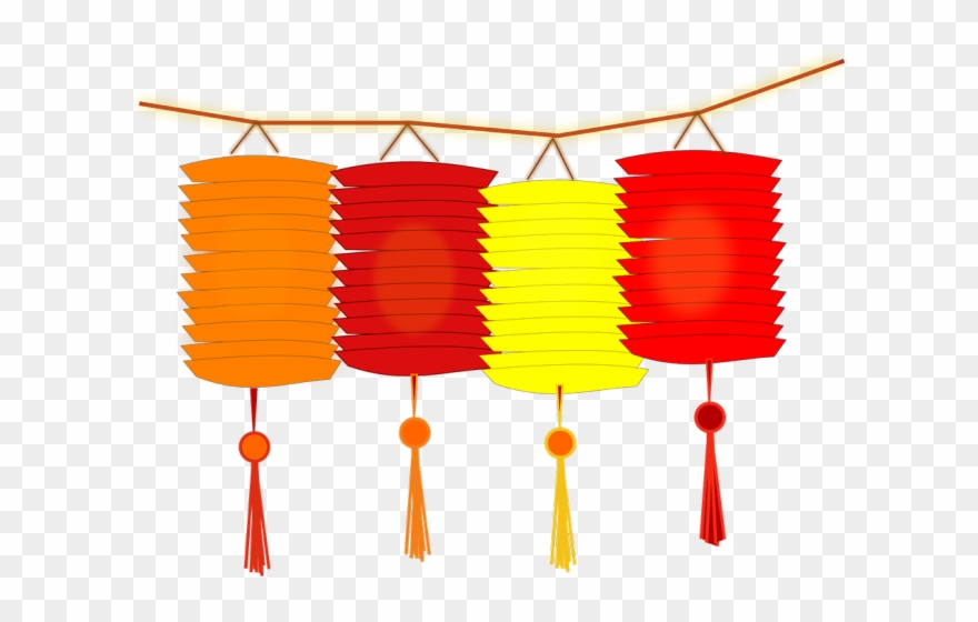 Asians Clipart Lantern - Chinese Paper Lantern Clip Art - Png Download