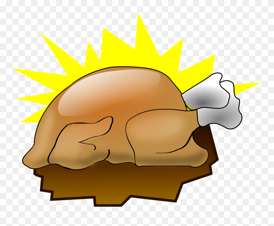 Cooked Turkey Clipart Bclipart Png - Animated Happy Thanksgiving Turkey Face Transparent Png