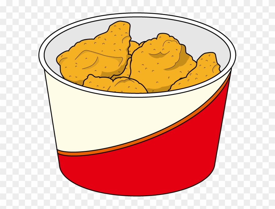 Fried Chicken Clip Art - フライド チキン イラスト 無料 - Png Download