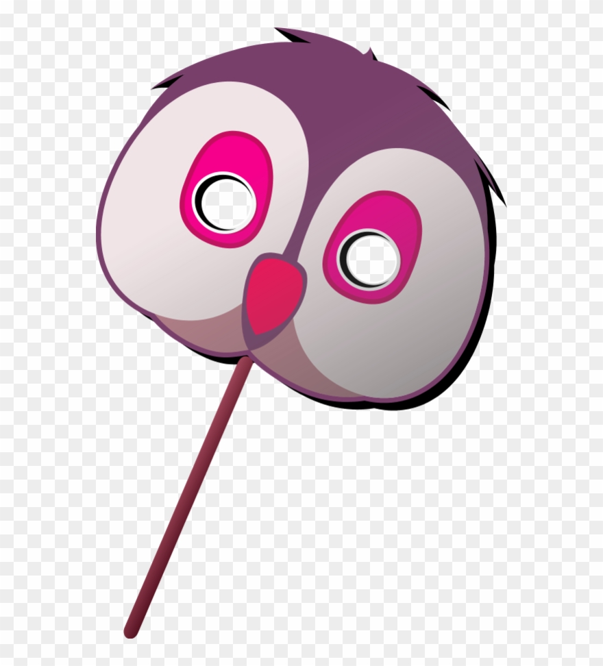 Clip Arts Related To - Owl Mask Template - Png Download