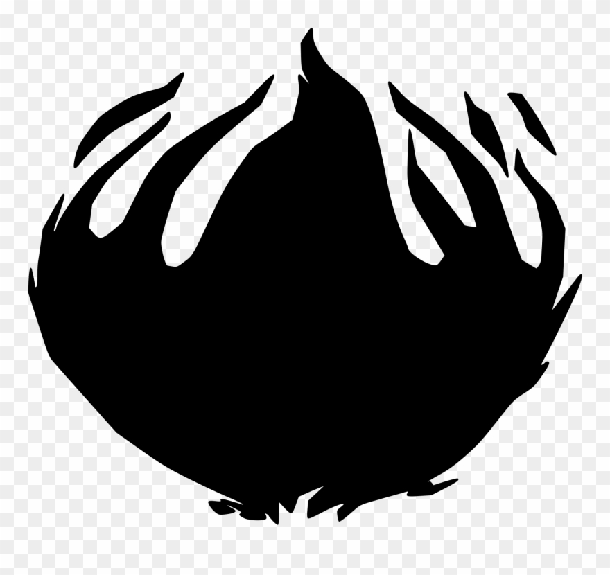 Silhouette Beak Character Fiction Chicken As Food - Clip Art - Png Download