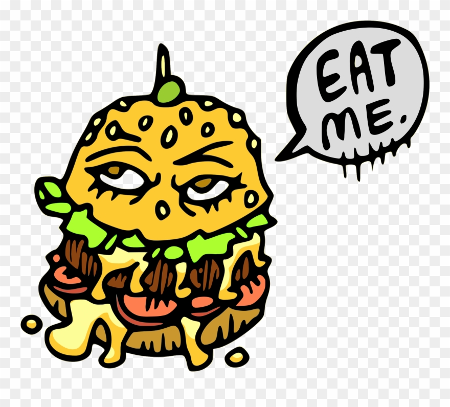 Hamburger Cheeseburger Junk Food Fast Food - Burgers Clip Art - Png Download