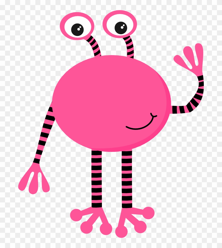 Cute Monsters, Monsters Inc, Little Monsters, Monster - Say Hello Minus Table Clipart