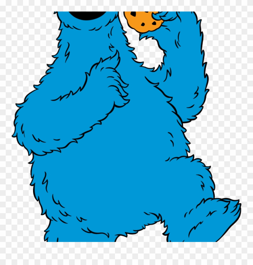 Cookie Monster Clipart Clip Art Sesame Street Pinterest - Cookie Monster Sesame Street Characters - Png Download