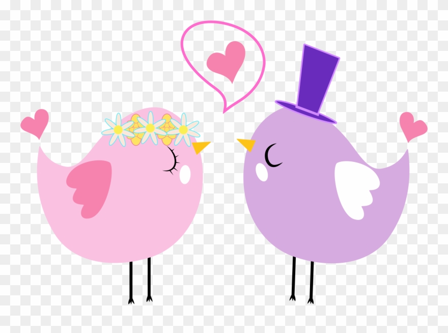 Big Image - Love Birds Png Clipart