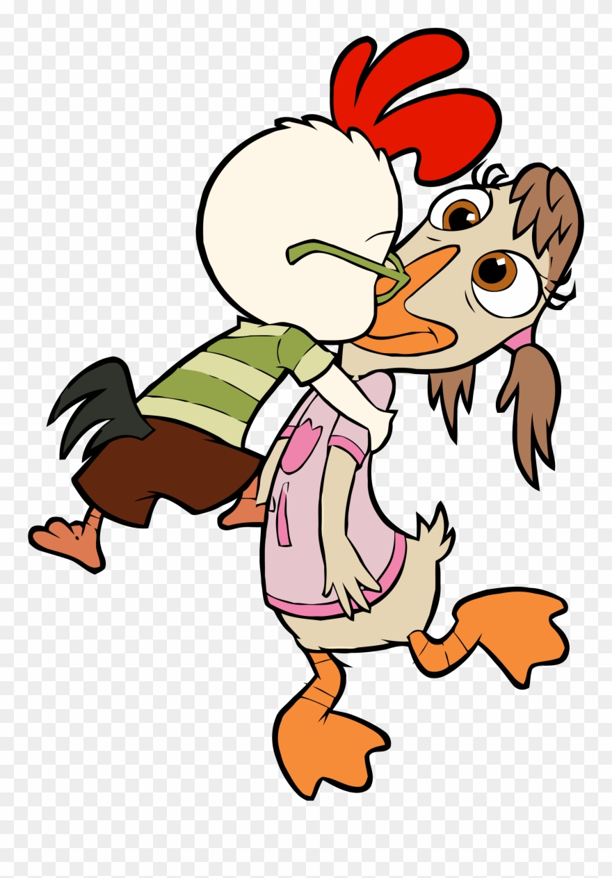 Abby Cliparts - Chicken Little Kiss Abby - Png Download