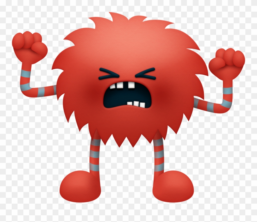 Ch B Little Monsters And Robots Ehhhhh - Mean Monster Clipart