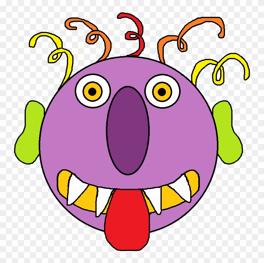Silly Monster Clipart - Silly Monster - Png Download