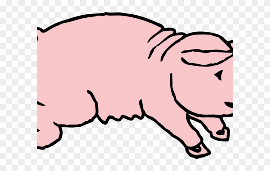 Original - Custom Cartoon Pig Throw Blanket Clipart