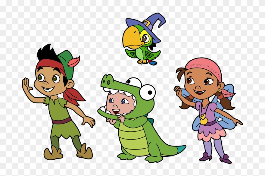 Skully Jake, Izzy, Cubby, - Clip Art - Png Download