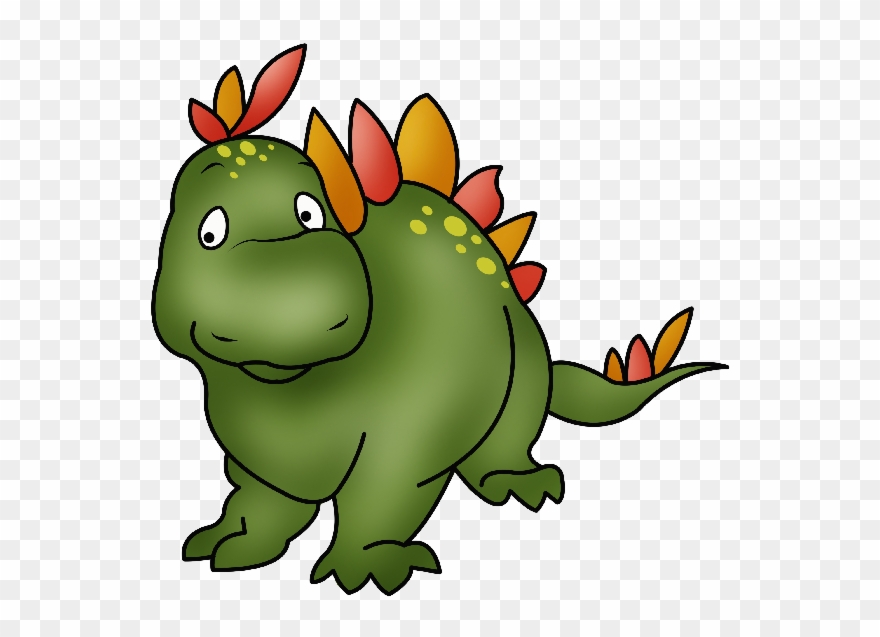 Cute Cartoon Dinosaurs - Cartoon Cute Dinosaur Clip Art With Transparent Background - Png Download
