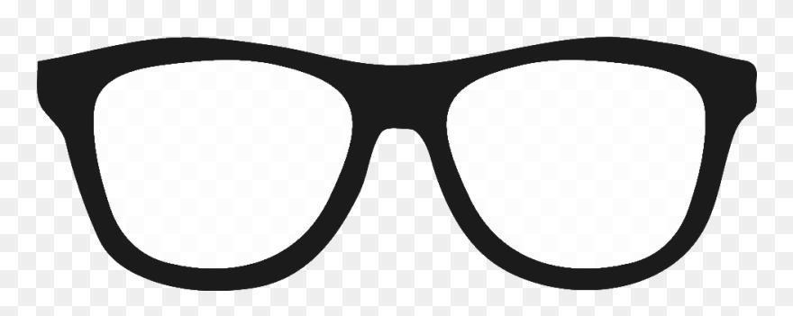 Glasses Clipart Black Eye - Gafas Dibujo - Png Download