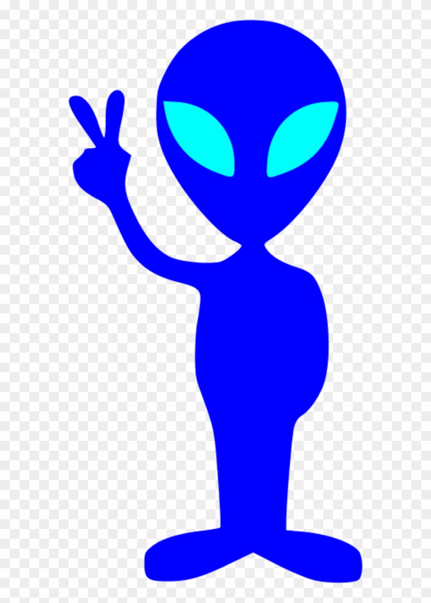 Little Green Alien Clip Art - Transparent Background Alien Clip Art - Png Download