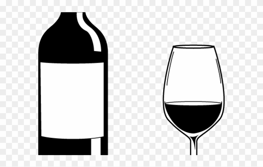 Boose Clipart Wine Glass Outline - Clip Art - Png Download