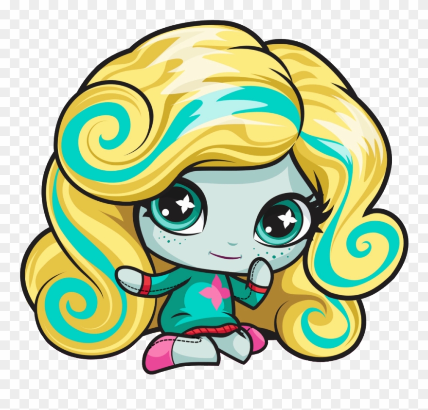 Mini Clipart Pearl Blue - Mini Mania Monster High - Png Download