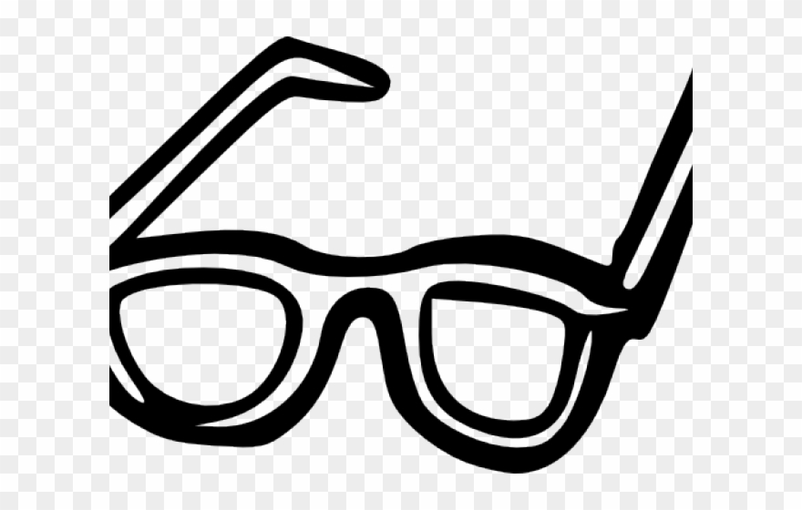 Glasses Clipart Black And White - Sunglasses Clip Art - Png Download